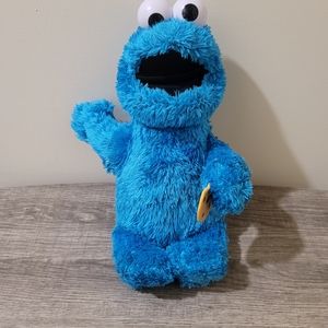 Cookie Monster 14" Talking Plush Sesame Street. In working condition